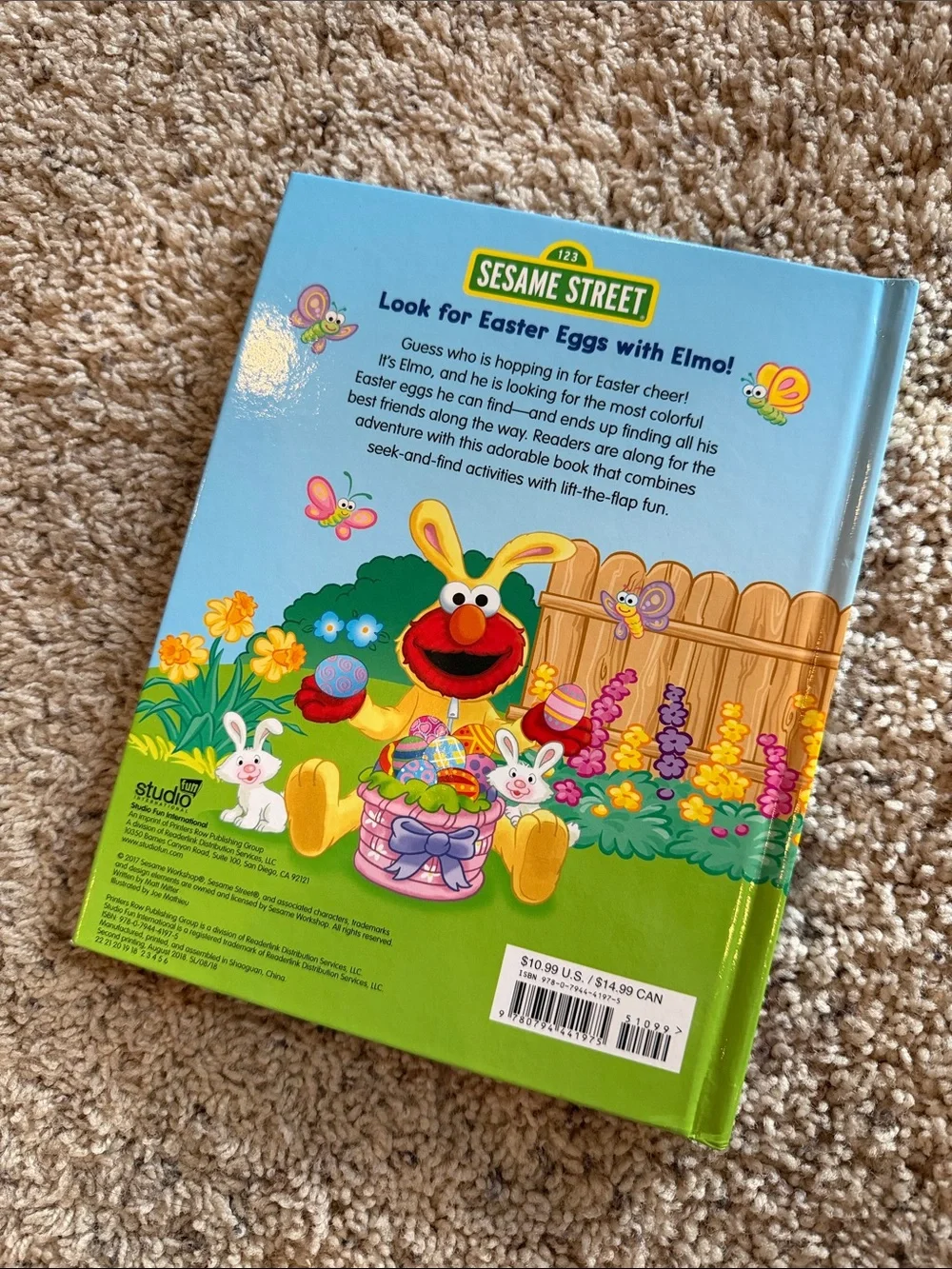 3/$25 🪩SESAME STREET Elmo Easter Board Book | Toddler & Children’s Book